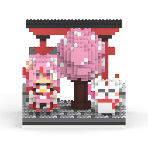 稲守サクヤ + 咲拝狐 + ステージセット - ミタクルブロック公式オンラインストア