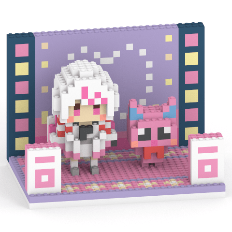【先着20名限定!ミニ色紙付き】323(みすみ)+ みすねこ + ステージセット - ミタクルブロック公式オンラインストア