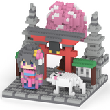 雛乃木まや+トム+神社×桜ステージ 3種セット