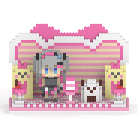 結目ユイ + ミニキャラ + ステージセット - ミタクルブロック公式オンラインストア