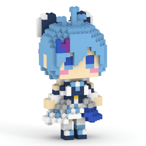 【店舗受取専用】電脳少女シロ ミタクルブロックコラボフィギュア ×1.5 Size - ミタクルブロック公式オンラインストア