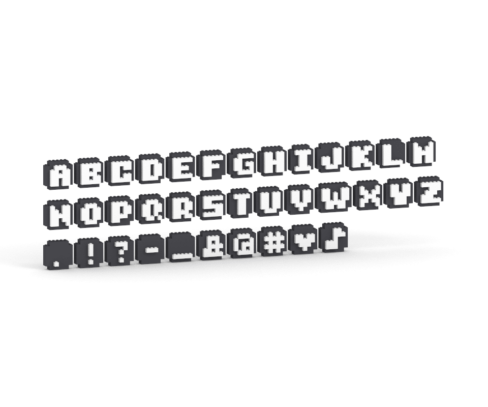 【店頭受取専用】ミタクルブロック レターピース - ミタクルブロック公式オンラインストア