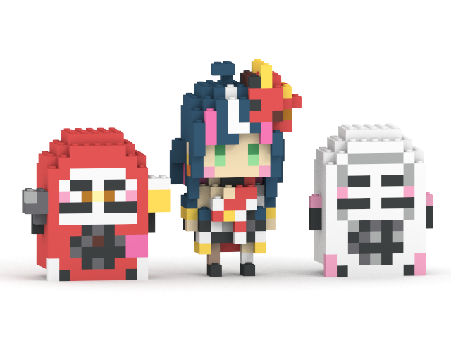 響架 + ミニキャラ2種セット