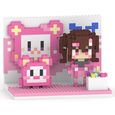 【ステッカー特典付き】ちょこ + ミニキャラ + ステージセット