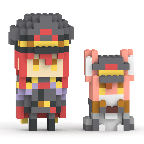 【お名前入り直筆サイン ＋ ボイス付き】スクラップ + ミニキャラセット