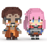 【ミニサイン色紙付き】ひなん + でっぴー 2体セット