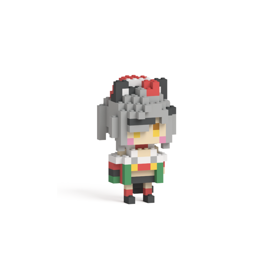 猫元パト クリスマスバージョン　ミタクルブロックコラボ