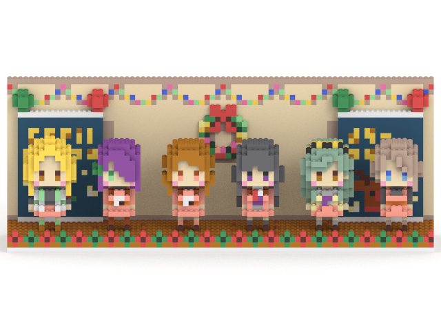 手鞠沢高校アカペラ部全キャラ+ステージセット