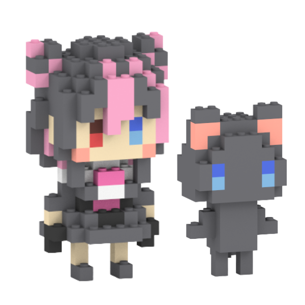 【ボイス&楽曲付き】黒桐アリア + 黒猫家セット