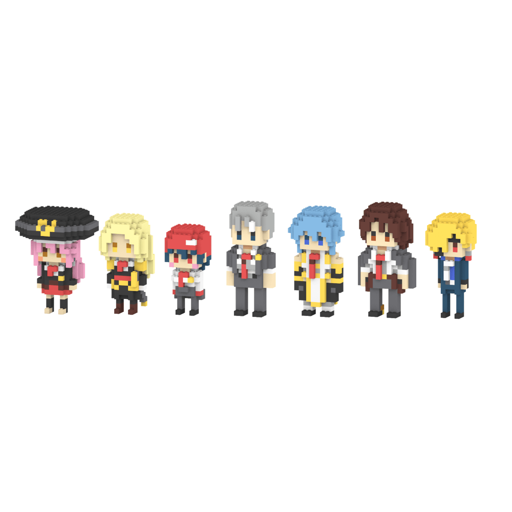 アンデッドアンラック キャラクター7体セット ミタクルブロックコラボフィギュア - ミタクルブロック公式オンラインストア