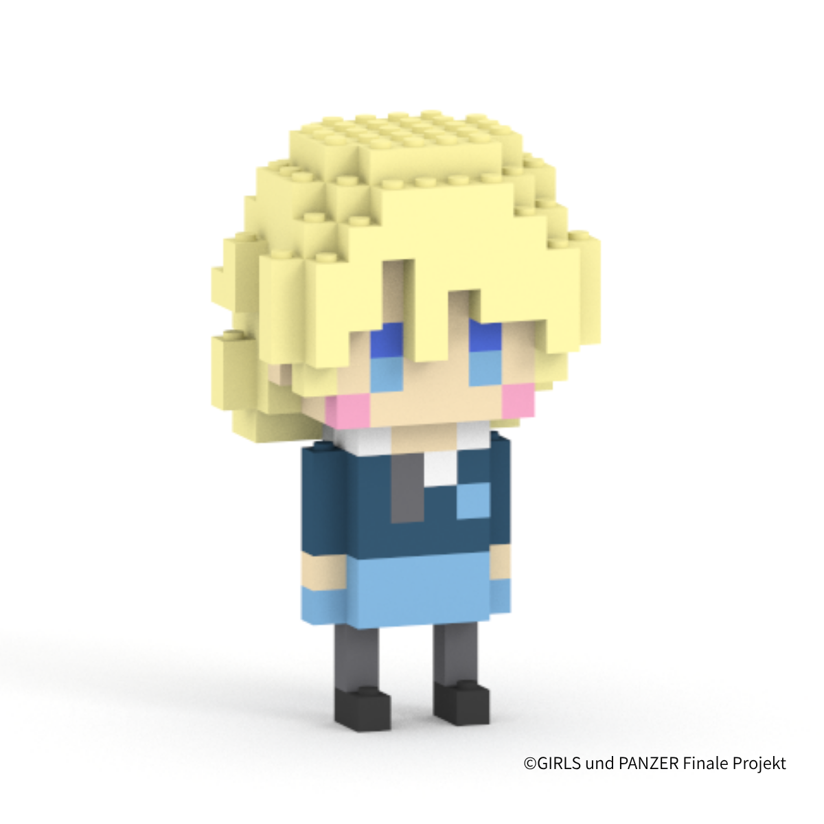 【店頭受取専用】ガールズ&パンツァー 最終章 ダージリン ミタクルブロックコラボフィギュア