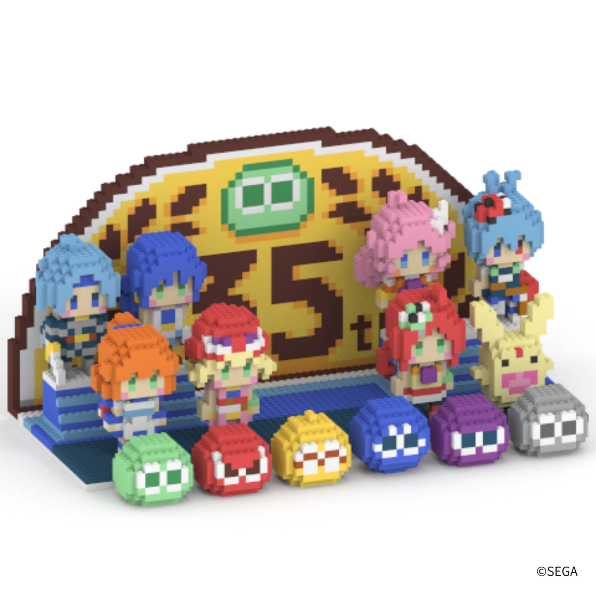 ぷよぷよ 35周年セット（キャラクター8体+ぷよ6個+ステージ）