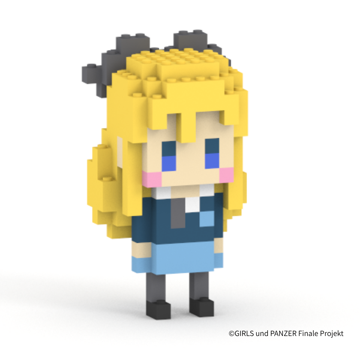 【店頭受取専用】ガールズ&パンツァー 最終章 アッサム ミタクルブロックコラボフィギュア