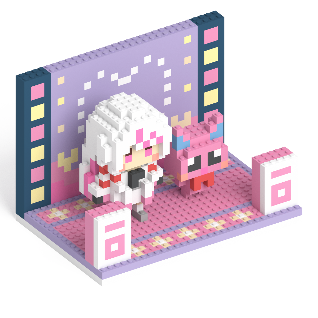 【先着20名限定！ミニ色紙付き】323（みすみ）+ みすねこ + ステージセット