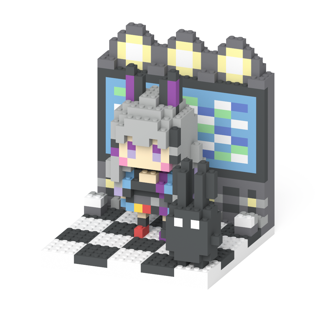 黒兎ウル+ミニキャラ+ステージセット
