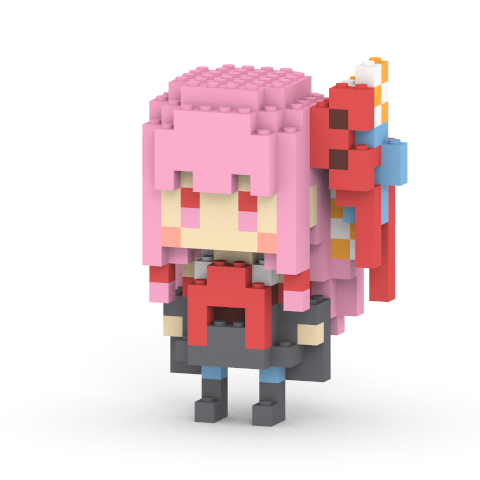 【再販】琴葉茜 ミタクルブロックコラボフィギュア