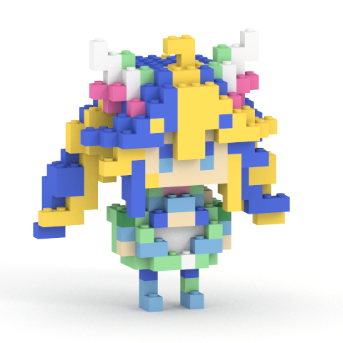 アルビレオ ミタクルブロックコラボフィギュア