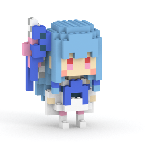 琴葉葵 ミタクルブロックコラボフィギュア