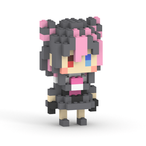 【ボイス&楽曲付き】黒桐アリア ミタクルブロックコラボフィギュア