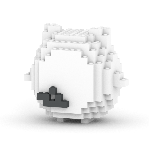 冬毛ぶたさん ミタクルブロックコラボフィギュア