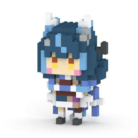 風魔小宵 ミタクルブロックコラボフィギュア