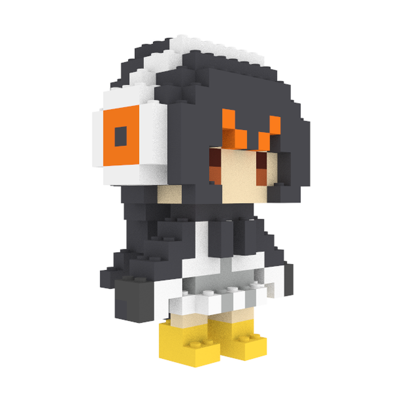 けものフレンズ ジェンツーペンギン ミタクルブロックコラボフィギュア