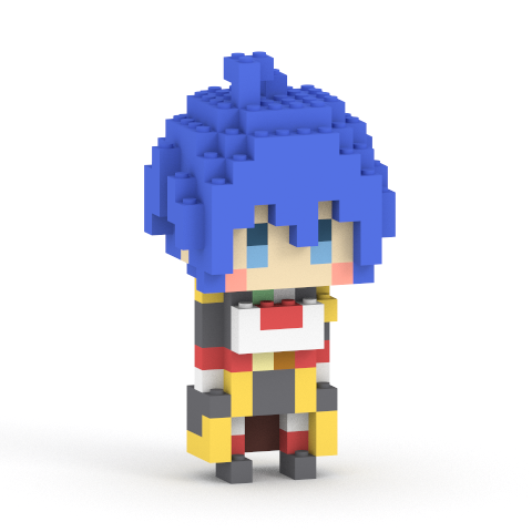 ぎつね ミタクルブロックコラボフィギュア