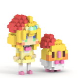 【描き下ろしイラストポストカード特典付き】はなのすみれ + オカメインコちゃん ミタクルブロックコラボフィギュア