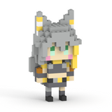 【ボイス特典+デジタルサイン+デジタルメッセージ付き】狼谷はるか ミタクルブロックコラボフィギュア