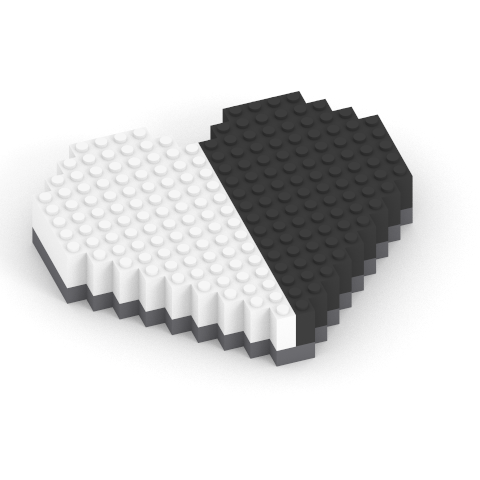 ハートの台座（4種）