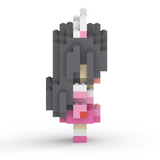 葉月クルミ ミタクルブロックコラボフィギュア