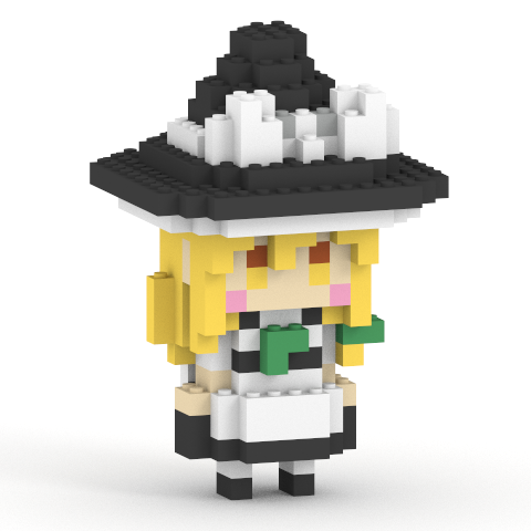 霧雨魔理沙 ミタクルブロックコラボフィギュア