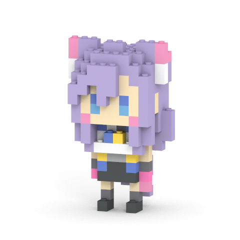 白雪みしろ ミタクルブロックコラボフィギュア