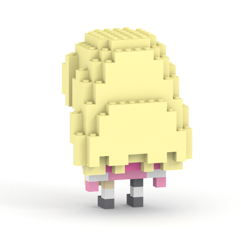 百地波瑠 ミタクルブロックコラボフィギュア