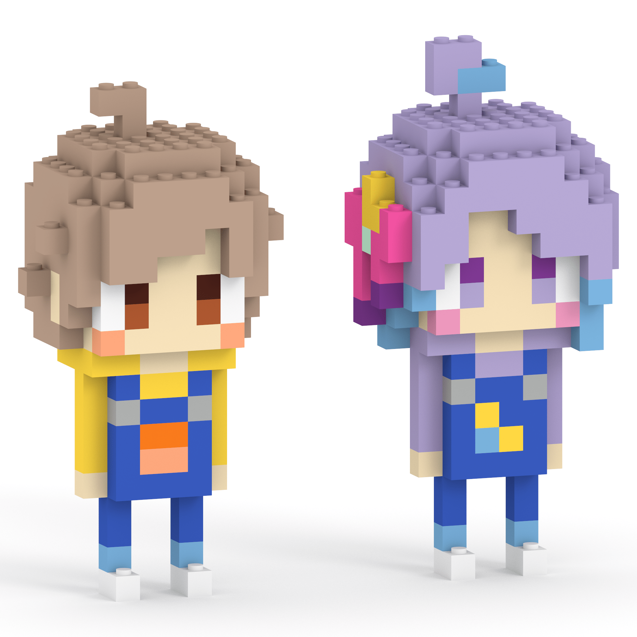 ぱちしゅうのげーむ屋さん ぱちしゅう＆しえるセット ミタクルブロックコラボフィギュア - ミタクルブロック公式オンラインストア