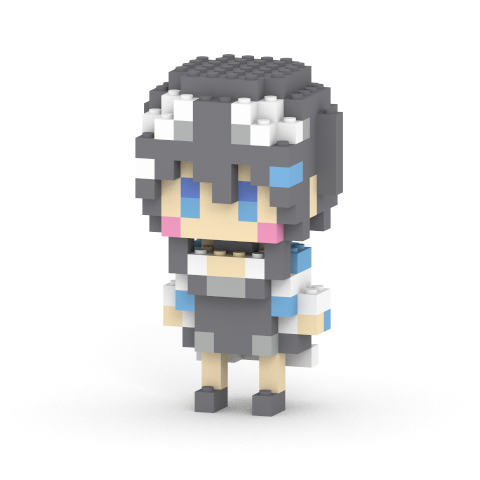 倉田理音 ミタクルブロックコラボフィギュア