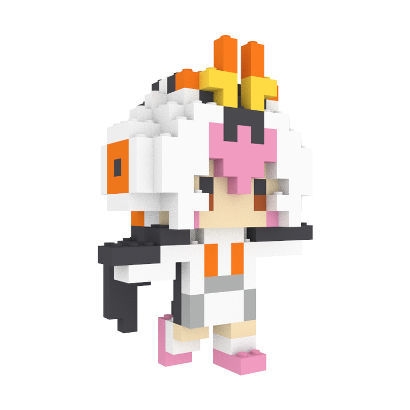 けものフレンズ ロイヤルペンギン ミタクルブロックコラボフィギュア