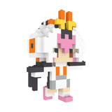 けものフレンズ ロイヤルペンギン ミタクルブロックコラボフィギュア