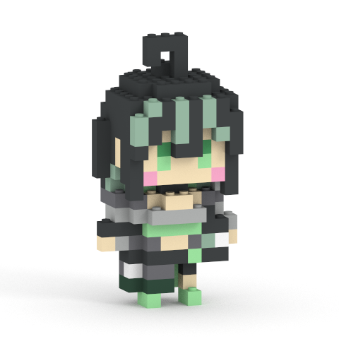 【お名前入り直筆サインブロマイド付き】七篠さよ ミタクルブロックコラボフィギュア