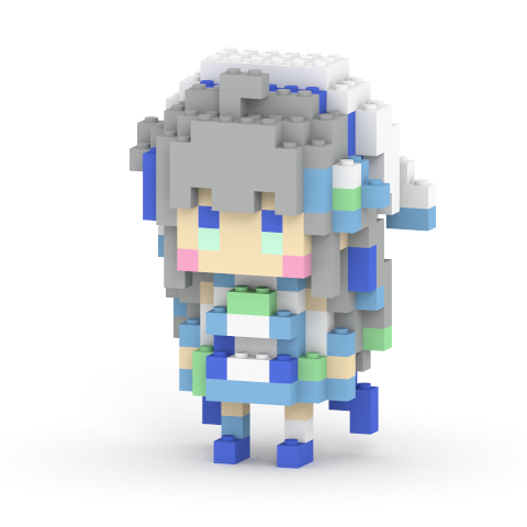 【ボイス特典付き】百瑠璃せいらん ミタクルブロックコラボフィギュア