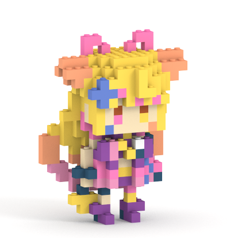 【ボイス特典付き】紫宮ららこ ミタクルブロックコラボフィギュア
