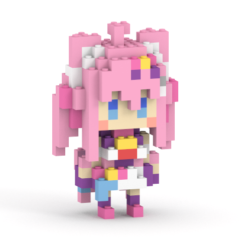 【ボイス&楽曲付き】真綿スピカ ミタクルブロックコラボフィギュア