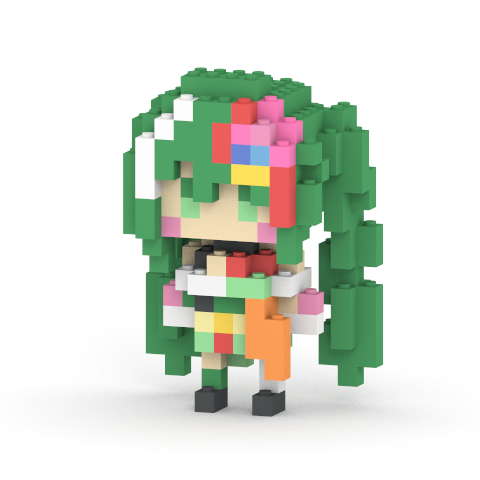 武田玄愛 ミタクルブロックコラボフィギュア