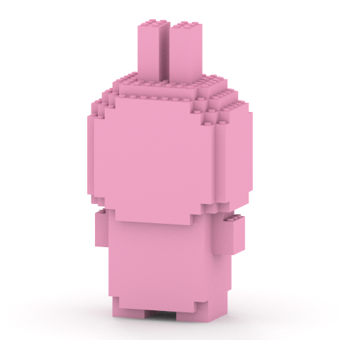 うさぎ ミタクルブロックコラボフィギュア