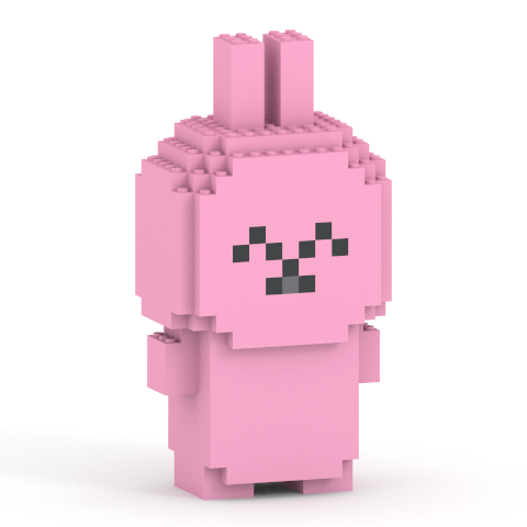 うさぎ ミタクルブロックコラボフィギュア