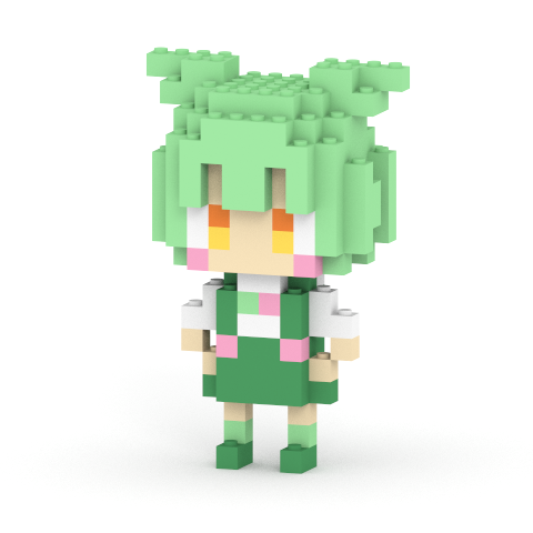 【再販】ずんだもん ミタクルブロックコラボフィギュア