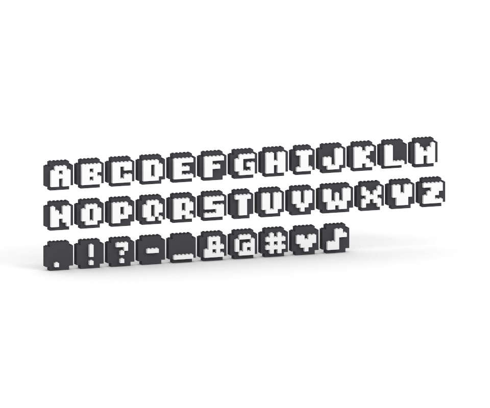 【店舗受取専用】ミタクルブロック レターピース