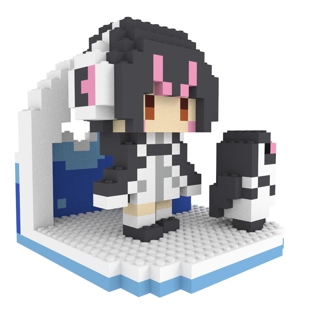 けものフレンズ フンボルトペンギン+ミニキャラ+ステージセット