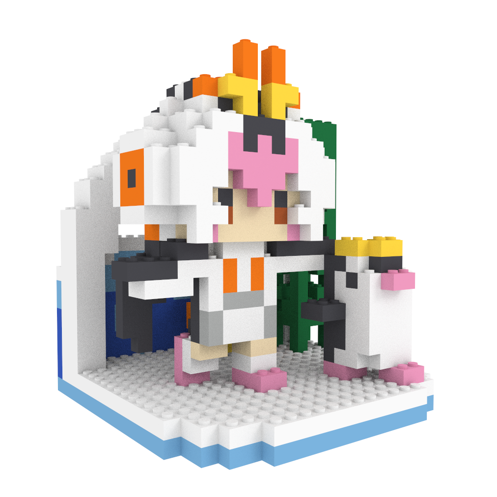 けものフレンズ ロイヤルペンギン+ミニキャラ+ステージセット