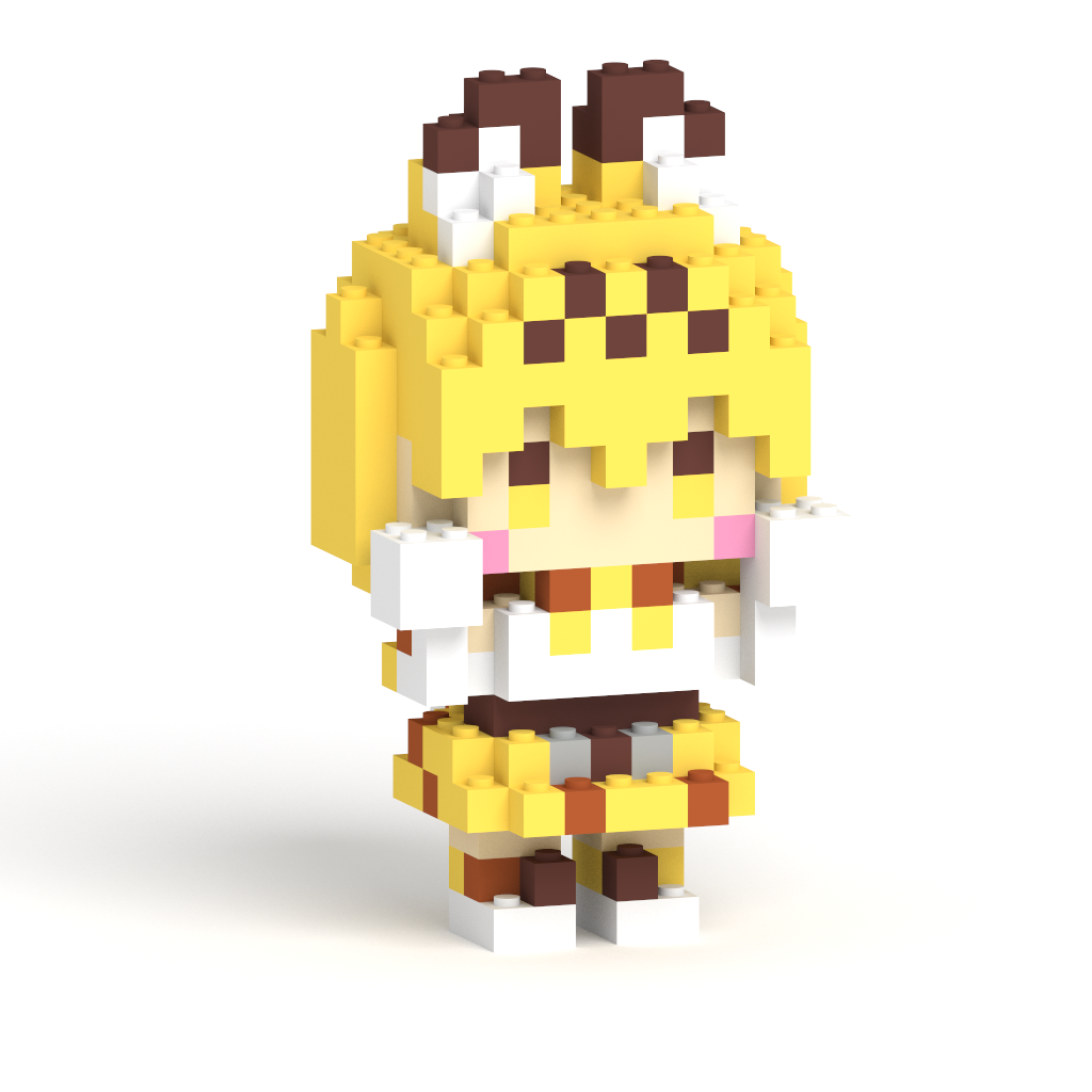 けものフレンズ サーバル ミタクルブロックコラボフィギュア